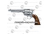 Revolver Legends Western réplique airsoft 5.5 pouces nickel