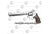 Revolver airsoft Dan Wesson 8" nickel crosse style bois full métal