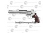 Replique Revolver RUGER 8 SUPER HAWK SILVER CO2