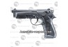 Replique Pistolet MOD BERETTA 90 TWO CO2