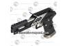 Réplique airsoft HX2202 IPSC split black GBB