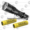 Nitecore lampe MH27UV + 2 accus 18650 (3500 mAh)