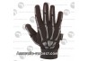 Gants SWAP Bones Noir Gants SWAP Squelette Taille XL