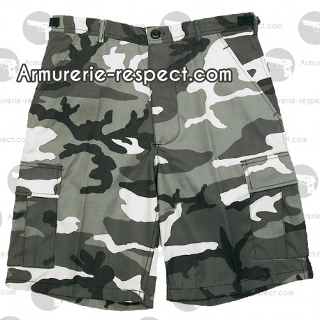 Bermuda camo urbain pour homme du S au XXXL