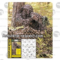 Filet de camouflage crazy camo 2.4x3 mètres blanc