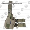 Holster de cuisse vert pour droitier