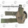 Holster de cuisse vert droitier