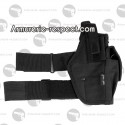 Holster de cuisse noir droitier