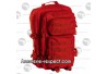 Grand sac à dos rouge sécurité 36 litres