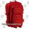 Grand sac à dos rouge sécurité 36 litres
