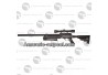 Urban sniper fusil airsoft avec lunette et bipied