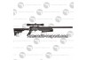 Urban sniper fusil airsoft avec lunette et bipied