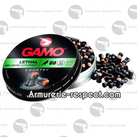 100 plombs Gamo Lethal 4.5 mm