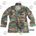 Veste US BDU woodland