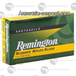 5 cartouches Remington balle slug 12/70