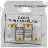 4 cartouches à blanc calibre 12/50 Carablanc