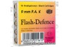 10 cartouches Flash Defense 9 mm pour pistolet