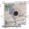 Lot de 100 cibles en carton 14x14 cm