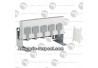 Cible biathlon 5 trous pour calibre 4.5 mm