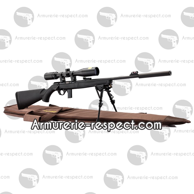 Pack Mossberg Plinkster 22LR sniper + lunette + housse + silencieux +  bipied [en rupture] - Armurerie Respect The Target SARL