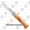 Couteau Opinel tradition carbone n°6 manche en hêtre