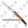 Couteau Laguiole Robert David manche olivier + tire bouchon
