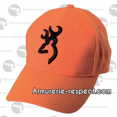 Casquette orange Browning Safety 3D