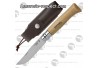 Couteau Opinel tradition inox n°8 avec étui en cuir