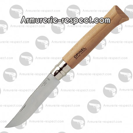 Couteau Opinel tradition inox n°12 manche en hêtre