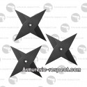 Lot de 3 étoiles de jet Medium Sure Strike de Cold Steel