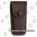 Etui en cuir marron pour couteau pliant 13 cm Joker