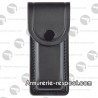 Etui cuir moulé doublé noir de Pielcu