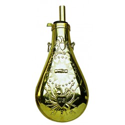 Poire à Poudre Zouave en Laiton Cal 58