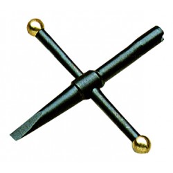 Clé Cruciforme 5 mm avec Tournevis Spécial Revolver