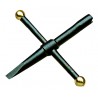 Clé Cruciforme 5 mm avec Tournevis Spécial Revolver