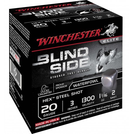 Cartouches Winchester Blind Side - Cal 20/76
