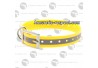 Collier reflechissant pour chien Collier jaune fluo avec bande reflechissante pour chien