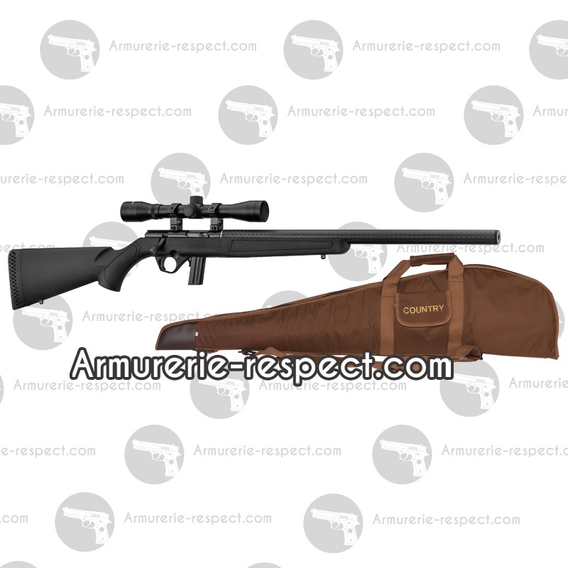 Pack carabine Mossberg silence synthétique 22 LR avec lunette et étui [en  rupture] - Armurerie Respect The Target SARL