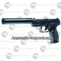 Réplique airsoft pistolet Walther PPQ Navy avec silencieux