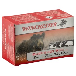 Cartouches Winchester Chevrotines Buckshot - Cal 12/70