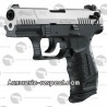Pistolet alarme Walther P22 culasse nickel 9 mm