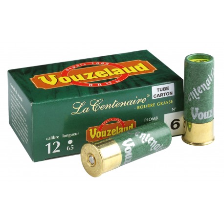Cartouches Vouzelaud - La Centenaire Tube Carton - Cal 12/65