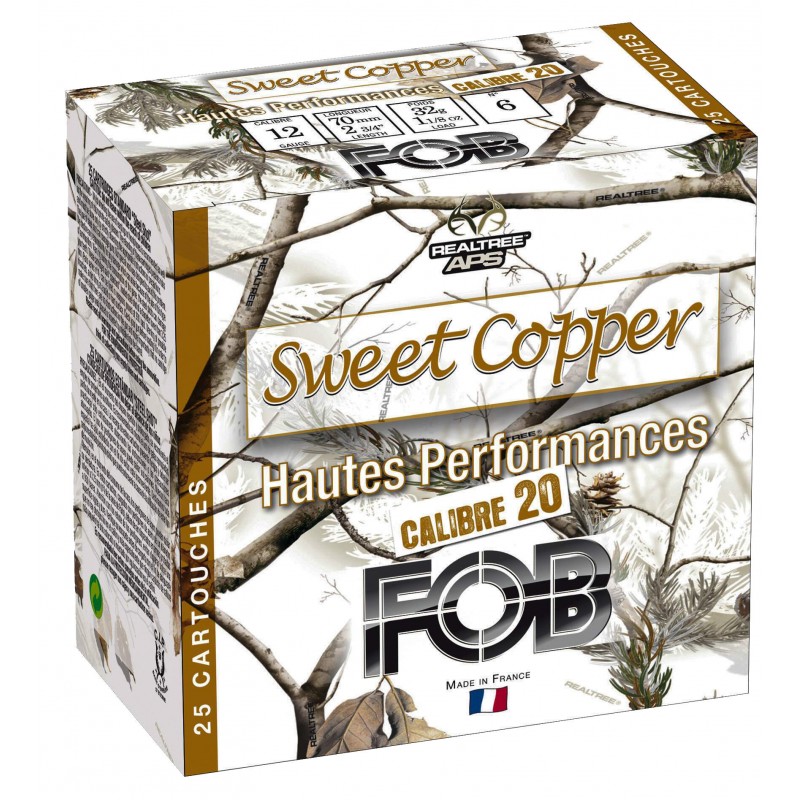 Cartouches Fob Sweet Copper Haute Performance - Cal 20/70 - Armurerie ...