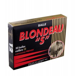 Cartouche Prévot à Balle Blondeau "S" - Cal 12/70