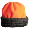 Bonnet Bob Polarfleece Réversible Vert Orange
