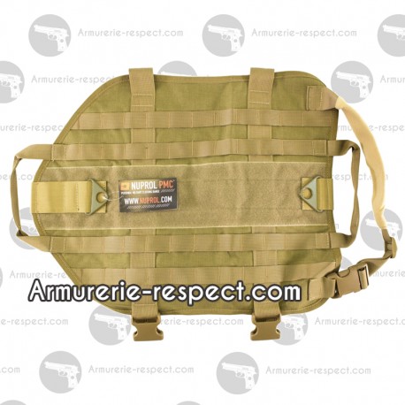 Veste tactique Molle tan pour chien Taille M et L