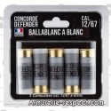 5 cartouches Ballablanc à blanc cal 12/67