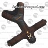 Harnais pour chien en néoprène marron Niggeloh taille L