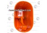 Sonnaillon orange fluo Hélen Baud 3 à 6 cm