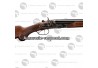 Fusil à canons juxtaposés Wyatt Earp 12/76